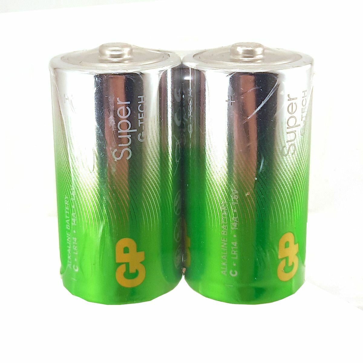 Батарейка (2шт) GP LR14 (C) Super Alkaline 1.5В щелочная (алкалиновая)(пэ2)