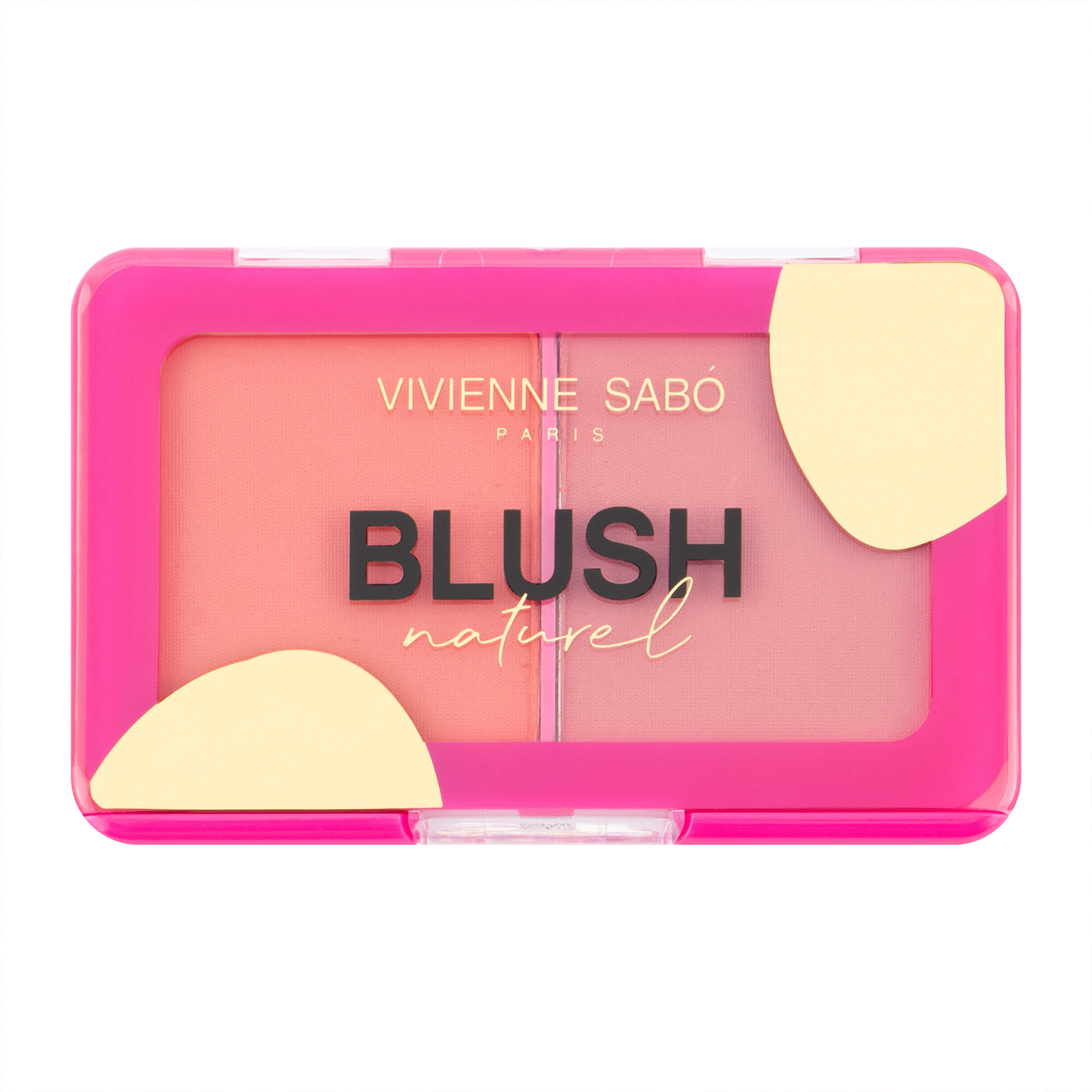 VIVIENNE SABO Палетка румян для лица 2 в 1 Naturel 01 румяна сухие матовые 6г — фото 1
