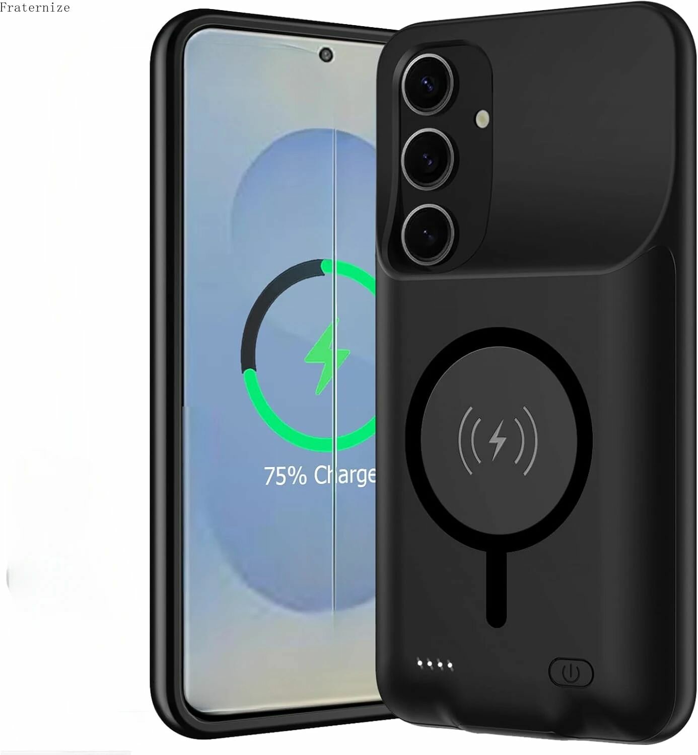 Магнитная беспроводная Чехол-аккумулятор для Samsung Galaxy S25 Внешний Power bank Fraternize 10000мАч