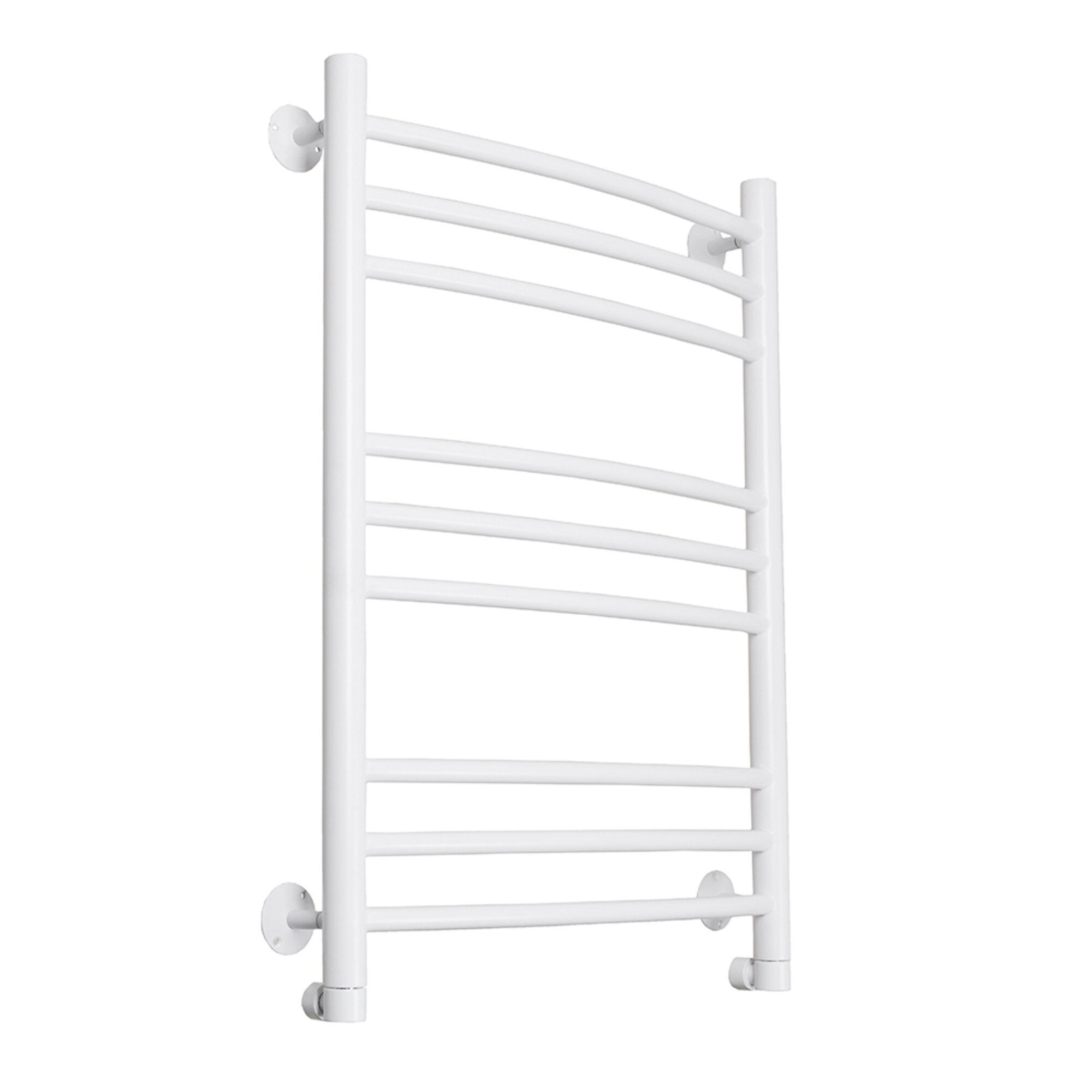 Полотенцесушитель водяной из нержавеющей стали Domoterm Калипсо П9 500х700 белый