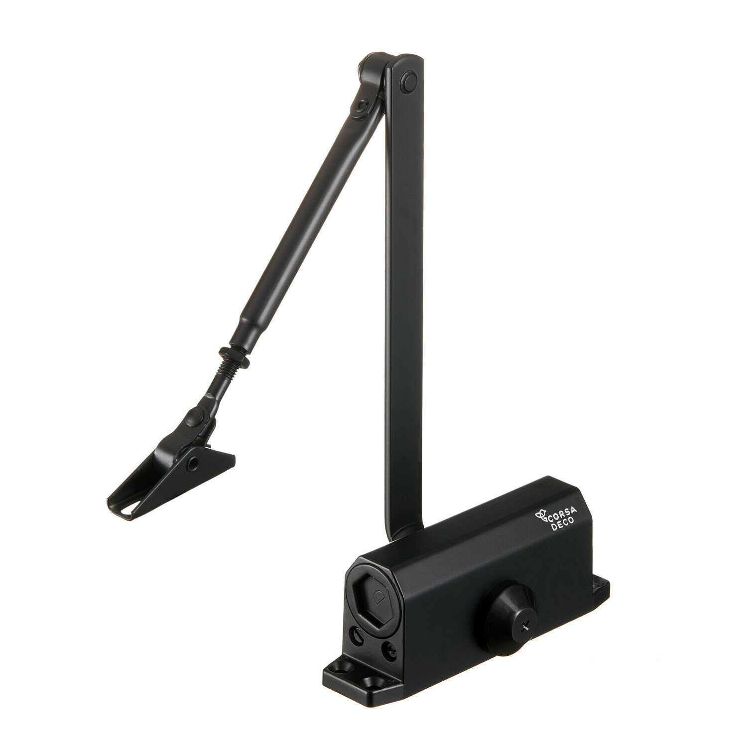 Доводчик дверной Corsa Deco (25-45 кг) черный