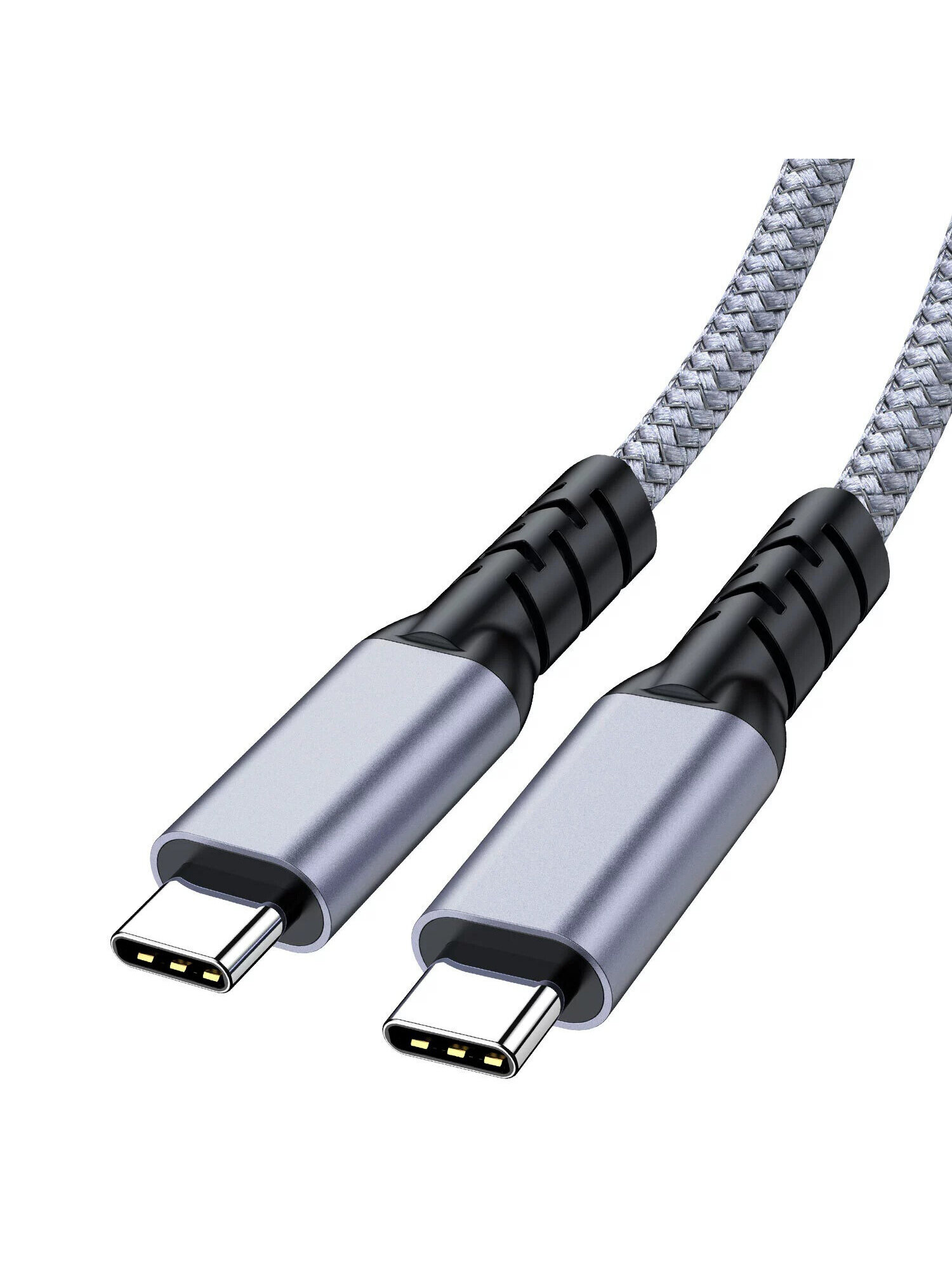 Универсальный кабель для передачи данных PENGQIAO USB4, Thunderbolt 4 / 3PD240W, 8K 1 м, серый