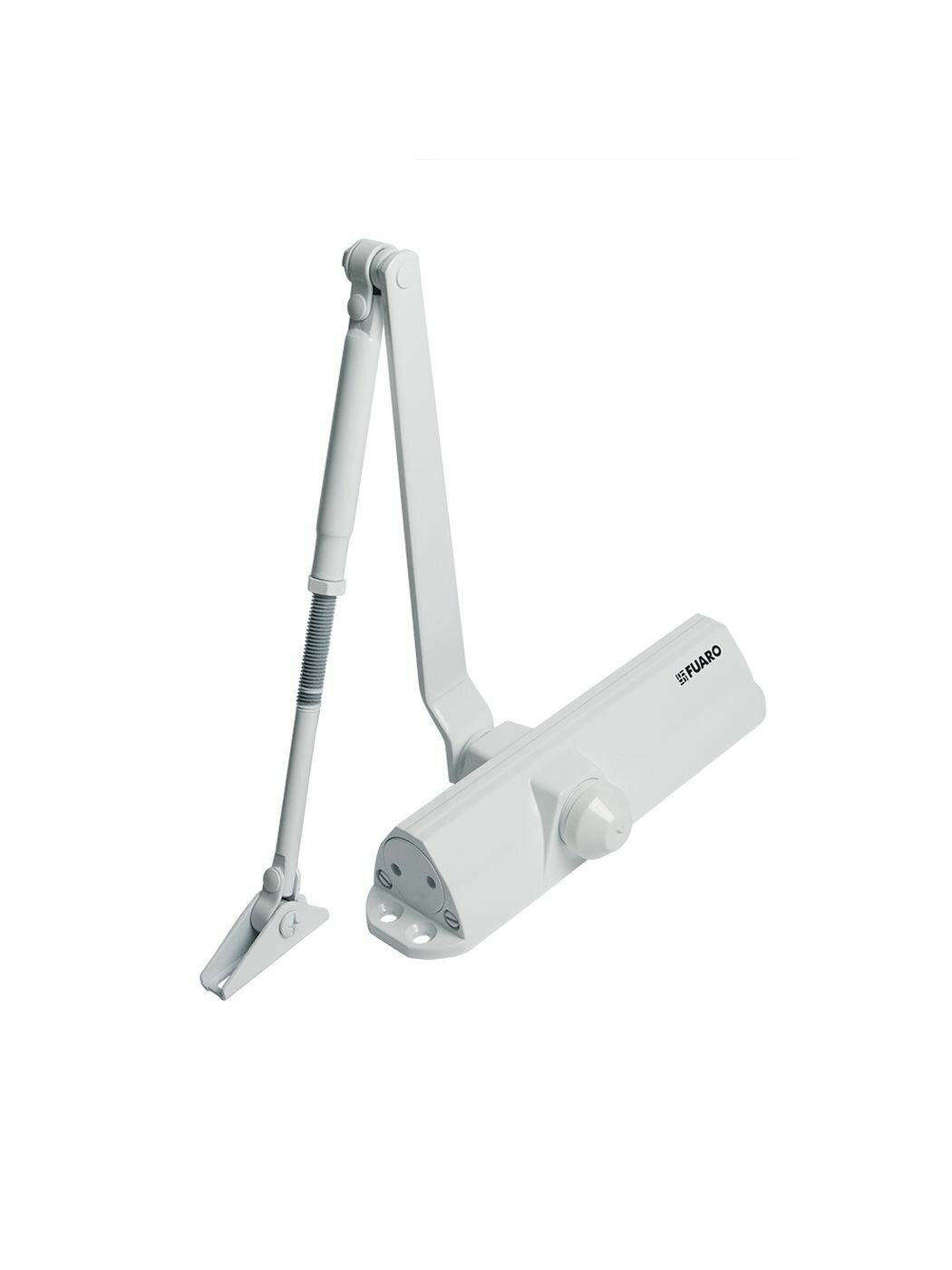 Доводчик дверной Fuaro DC20-4/TS-68 ФОП WH до 85 кг (белый)