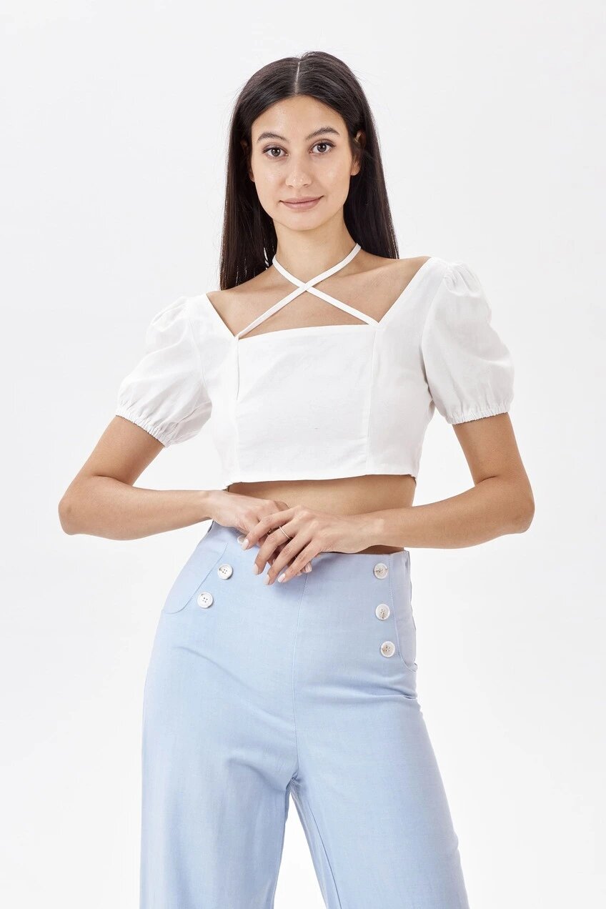 Блуза Selfie, размер XS, белый — фото 1