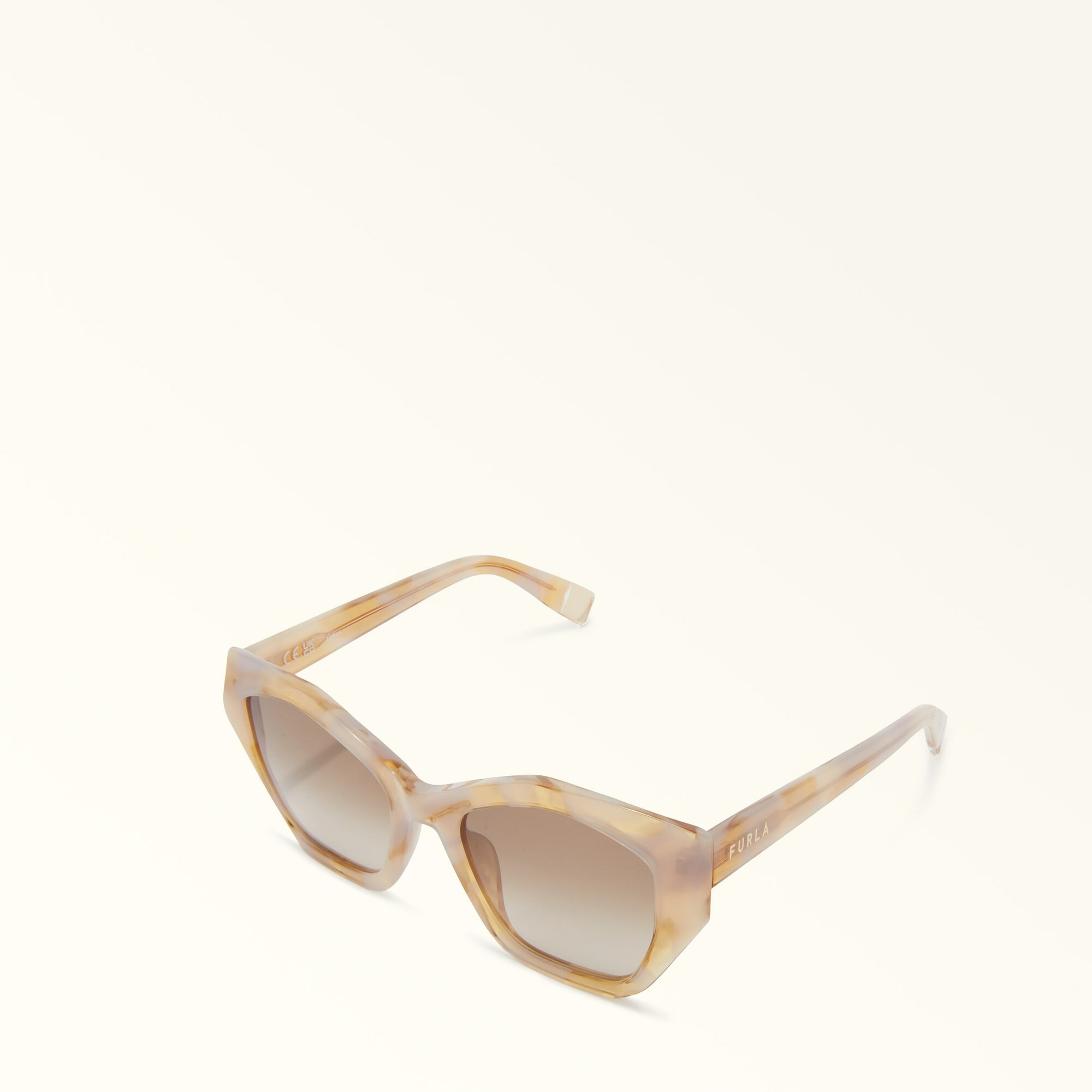 Солнцезащитные очки FURLA, бежевый — фото 1