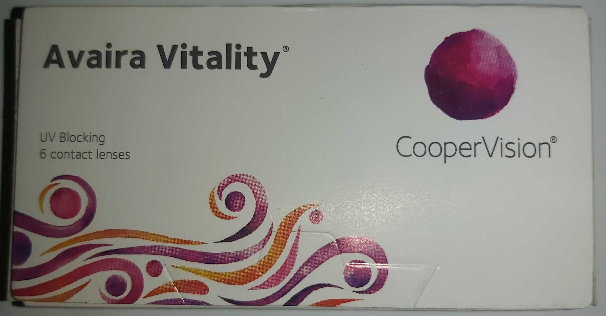 Контактные линзы CooperVision Avaira Vitality, 6 шт, D -6.0 \ BC 8.4, диаметр 14.2 мм — фото 1