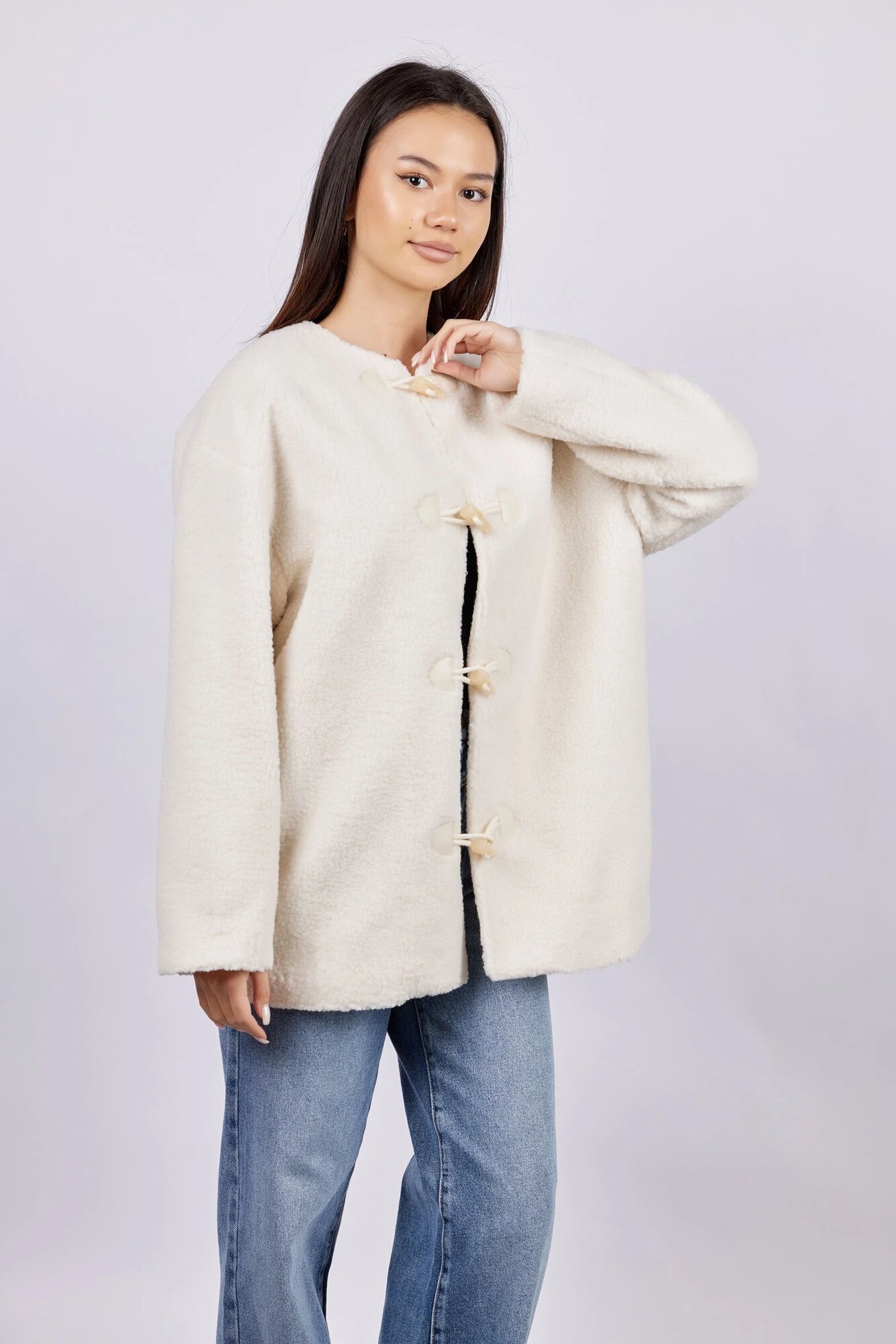 Пальто Selfie, размер L, белый — фото 1