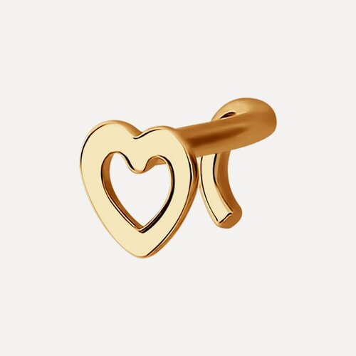 Изображение товара Пирсинг в нос, красное золото, 585 проба