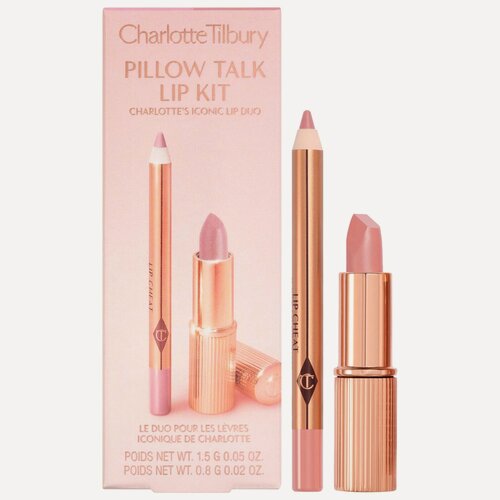 Изображение товара Мини-набор для губ PILLOW TALK FAIR Charlotte Tilbury, карандаш и помада, тревел-версии, оригинал
