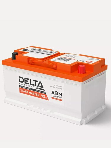 Изображение товара Аккумулятор DELTA START MASTER AGM 95ач 3401010420003