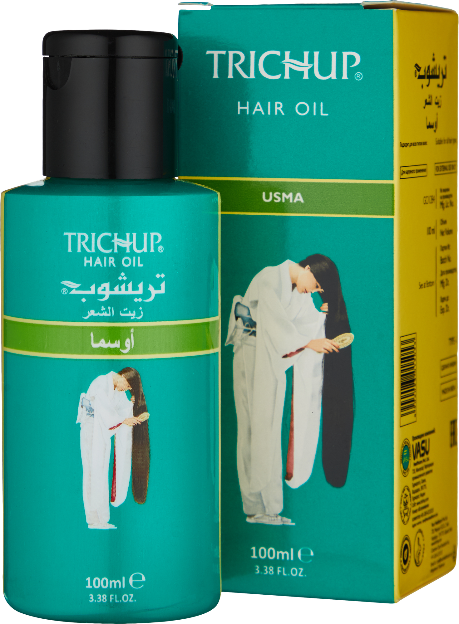 Масло Trichup USMA Hair Oil, для роста волос, с усьмой, 100мл
