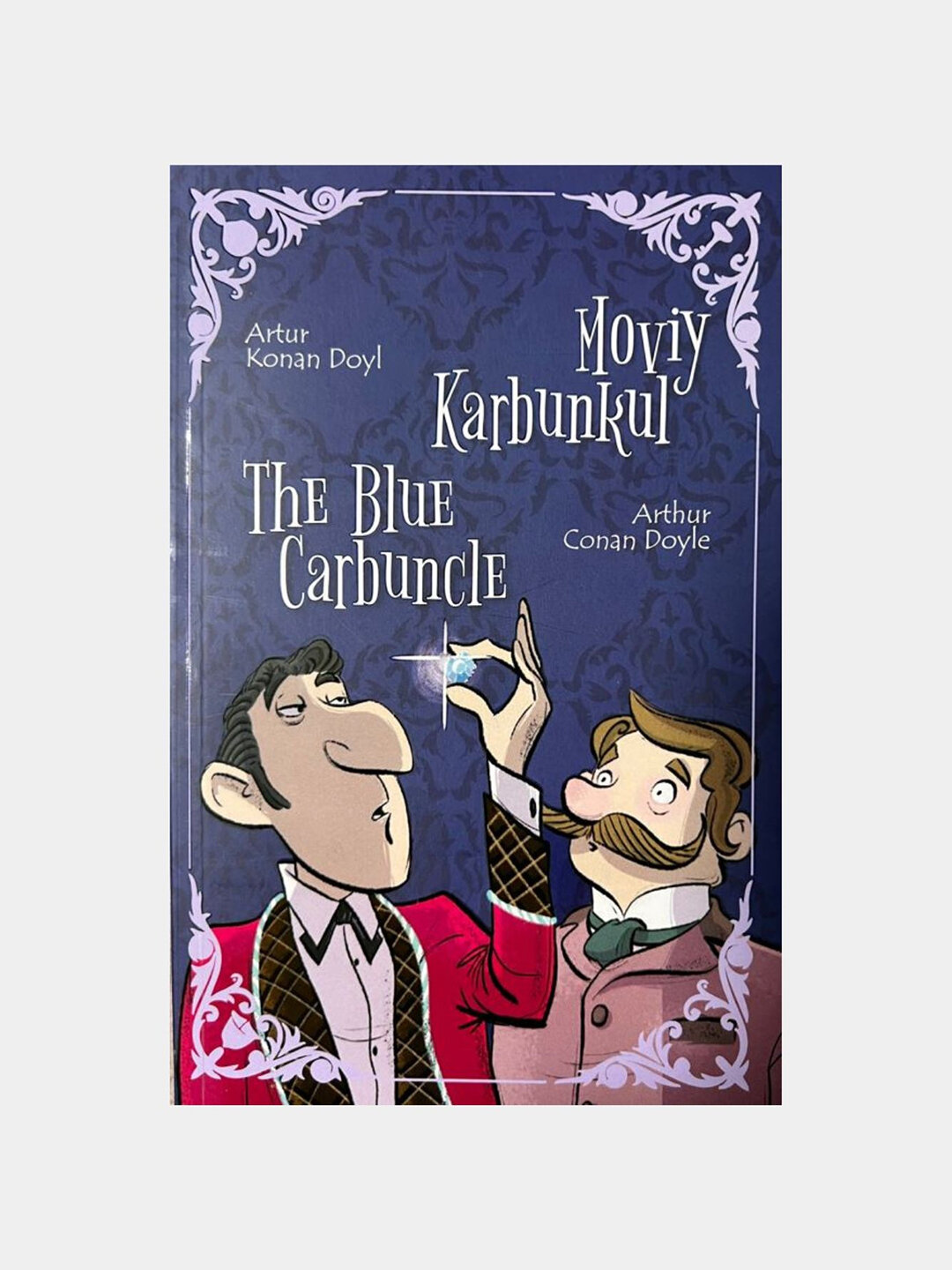 Мовий Карбункул. Artur Konan Doyl, на узбекском и английском языке