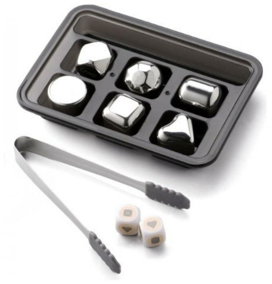 Картинки Охлаждающие камни для виски Circle Joy Ice Cubes (CJ-BK02), 6 шт