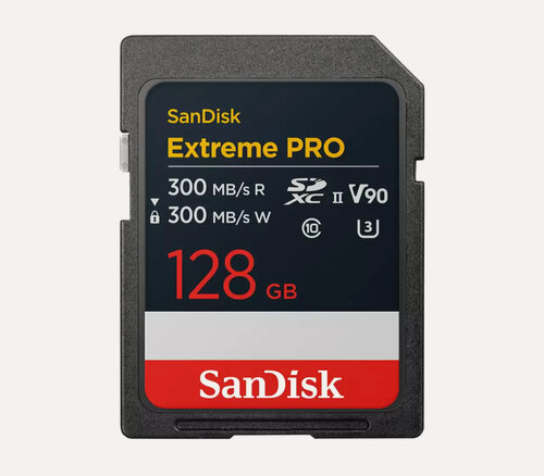 Изображение товара Карта памяти SanDisk SDXC 128GB Extreme Pro UHS-II V90 300MB/s