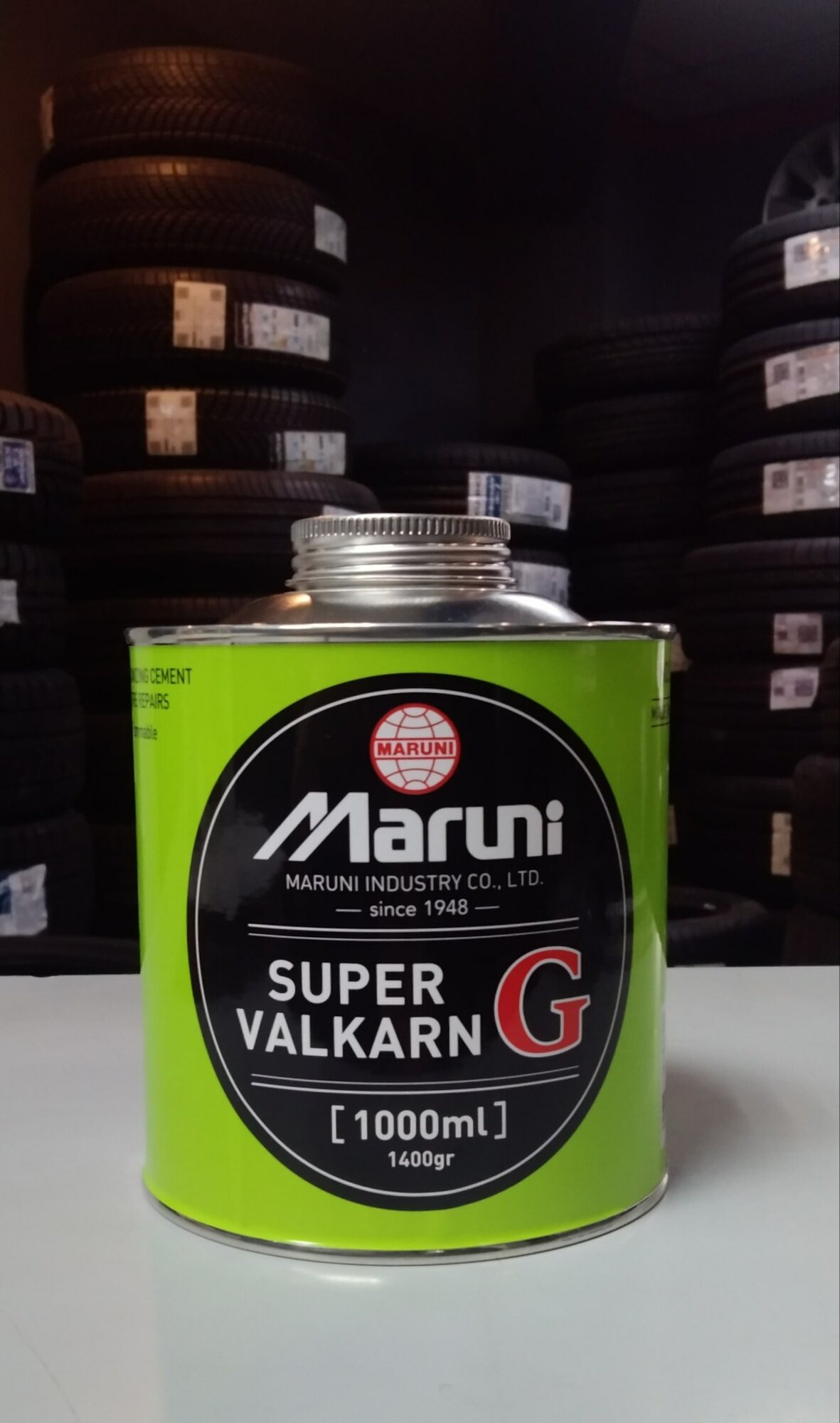 Клей активатор для шиномонтажа универсальный MARUNI Super Valkarn 1400 гр (Япония) 38190