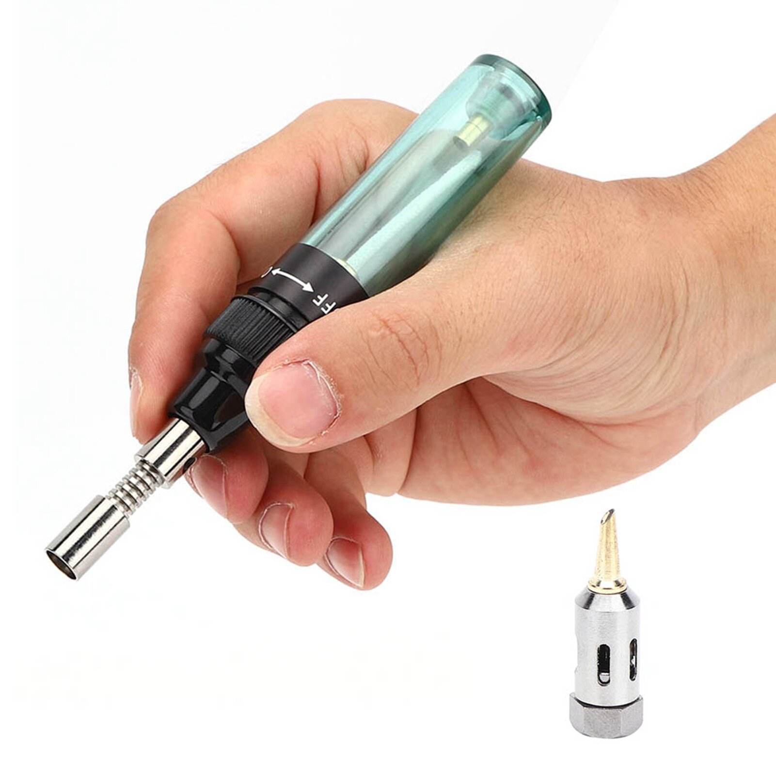 Газовые Горелки Gas Soldering Iron Pen Shaped Torch Labor Saving Ergonomic Handle Plastic +