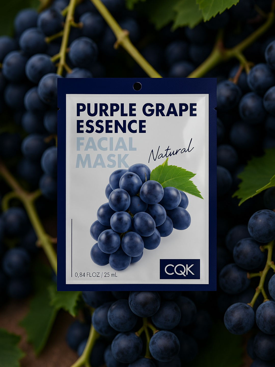 Тканевая маска CQK "Natural Essence", для всех типов кожи, 25мл
