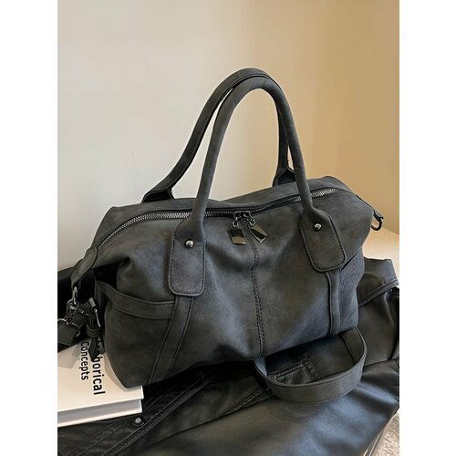 Сумка торба КожаноFF, фактура бархатистая