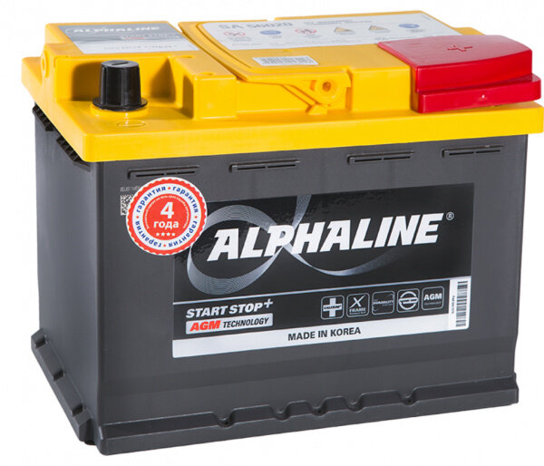 Аккумулятор AlphaLine AGM 60 L2, АХ 560680 / 56020