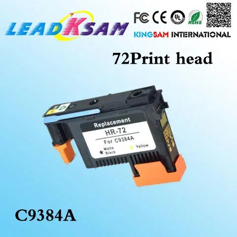 Совместимая с hp72 печатающая головка 72 C9380A C9383A C9384A для DesignJet T1100 T1120 T1120ps T1300ps T2300 T610 T770 T790 T795, C9384A
