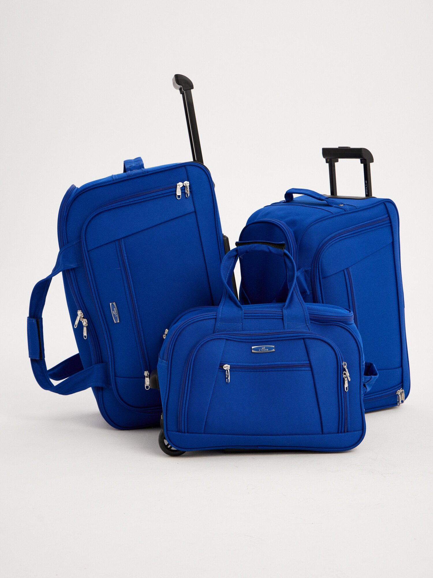 Сумка дорожная L'case, 3 шт., 38х64, светло-синий