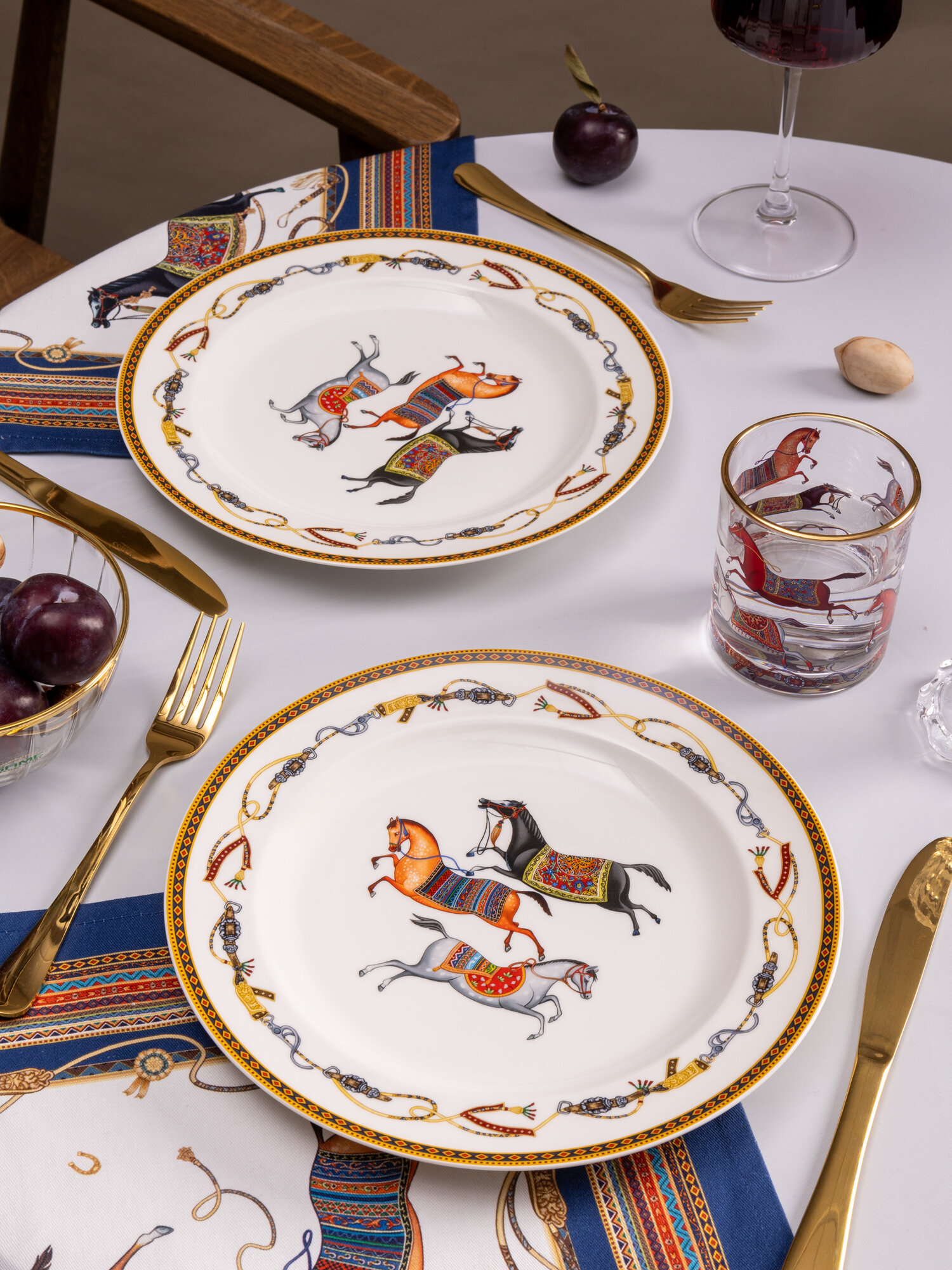 Набор тарелок обеденных Lefard "Passage", 25 см, 2 шт, фарфоровые — фото 1