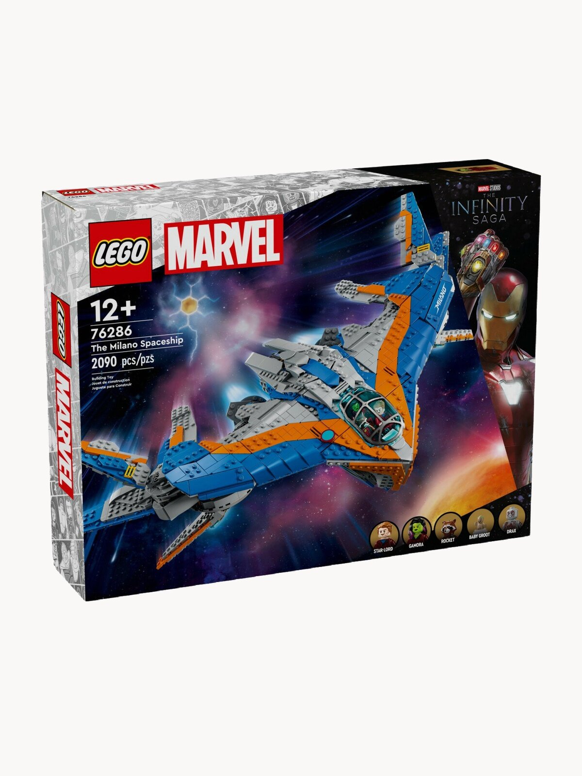 Конструктор LEGO Super Heroes 76286 Стражи Галактики: Милано, 2090 дет. — фото 1