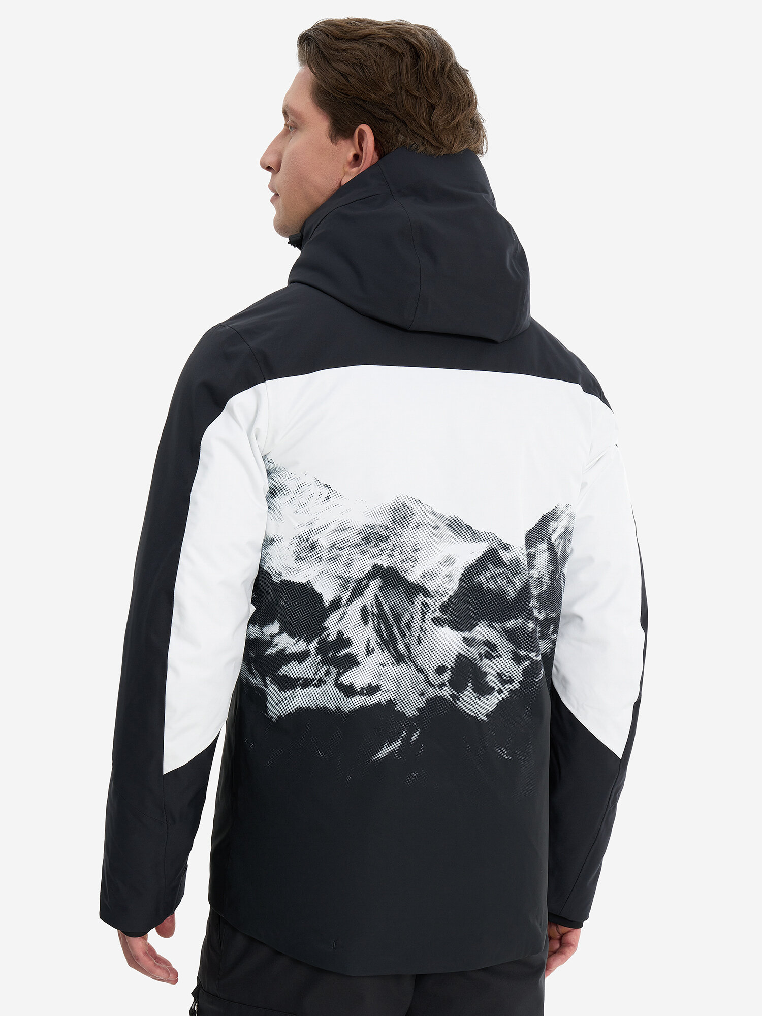 Куртка горнолыжная Volkl, размер 52, белый, черный — фото 1