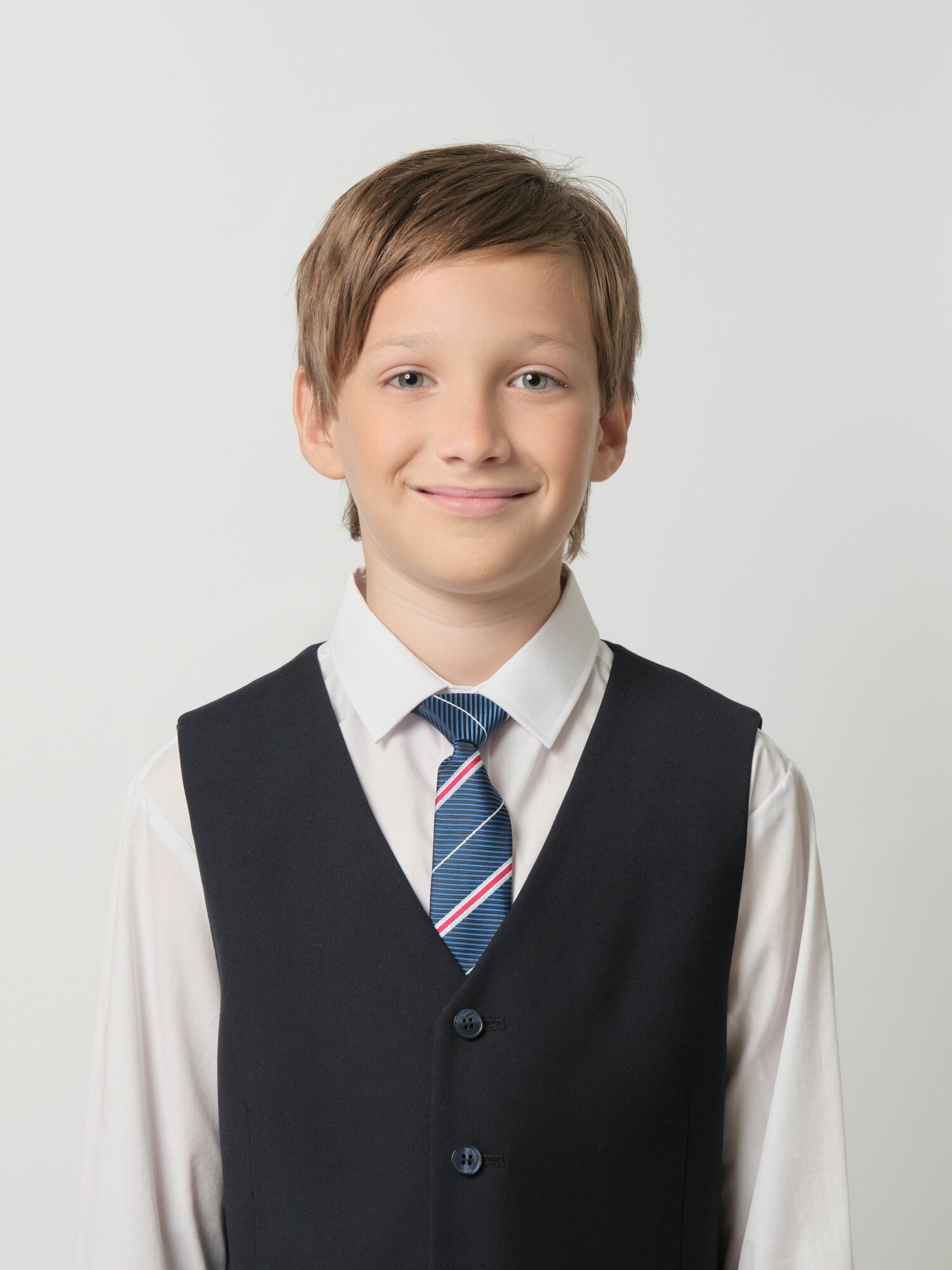 Галстук Андерсен, синий — фото 1