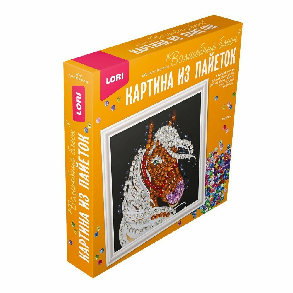 Картина из пайеток 