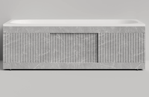 Изображение товара Экран под ванну "Рифленый" 180, влагостойкий, рифленая поверхность,