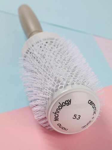 Изображение товара Gressio, Профессиональная расческа брашинг с ионизацией для укладки и выпрямления волос, с откидным хвостиком, диаметр щётки 53 мм