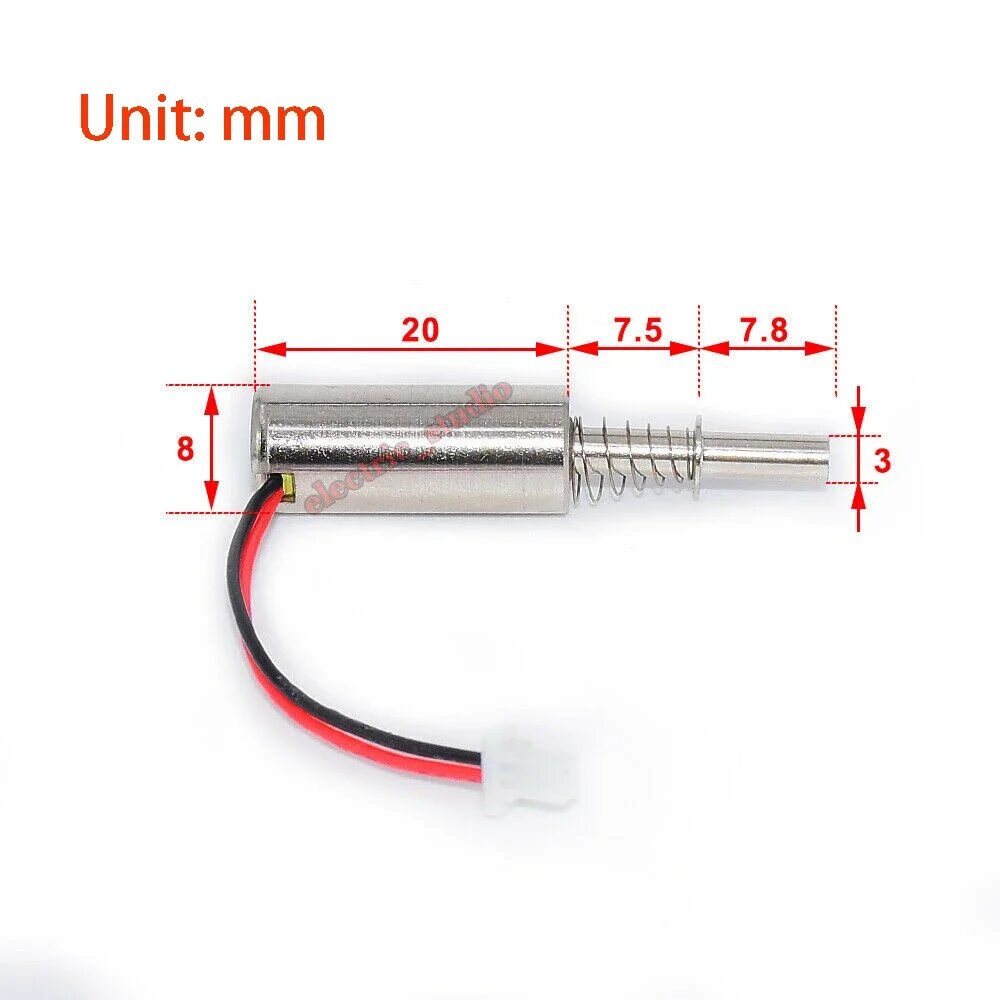 Электромагнит Open Frame Solenoid 5 мм, 12V