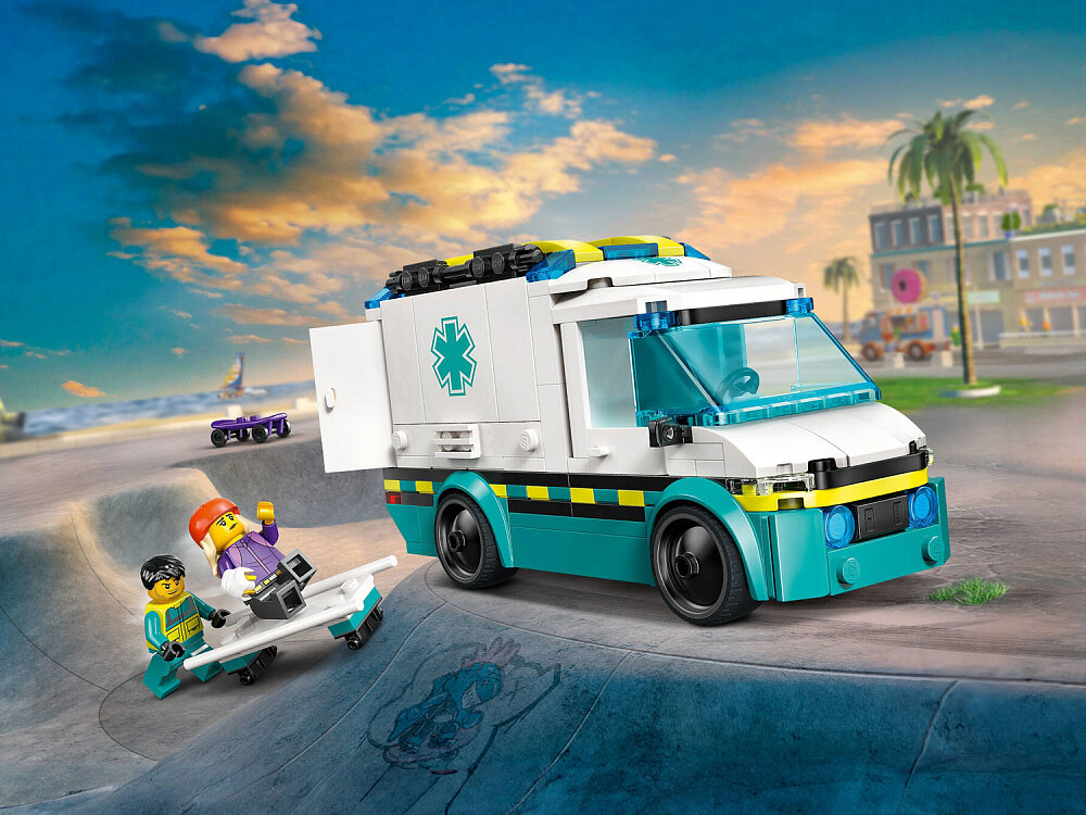Конструктор LEGO City 60451 Конструктор Скорая помощь