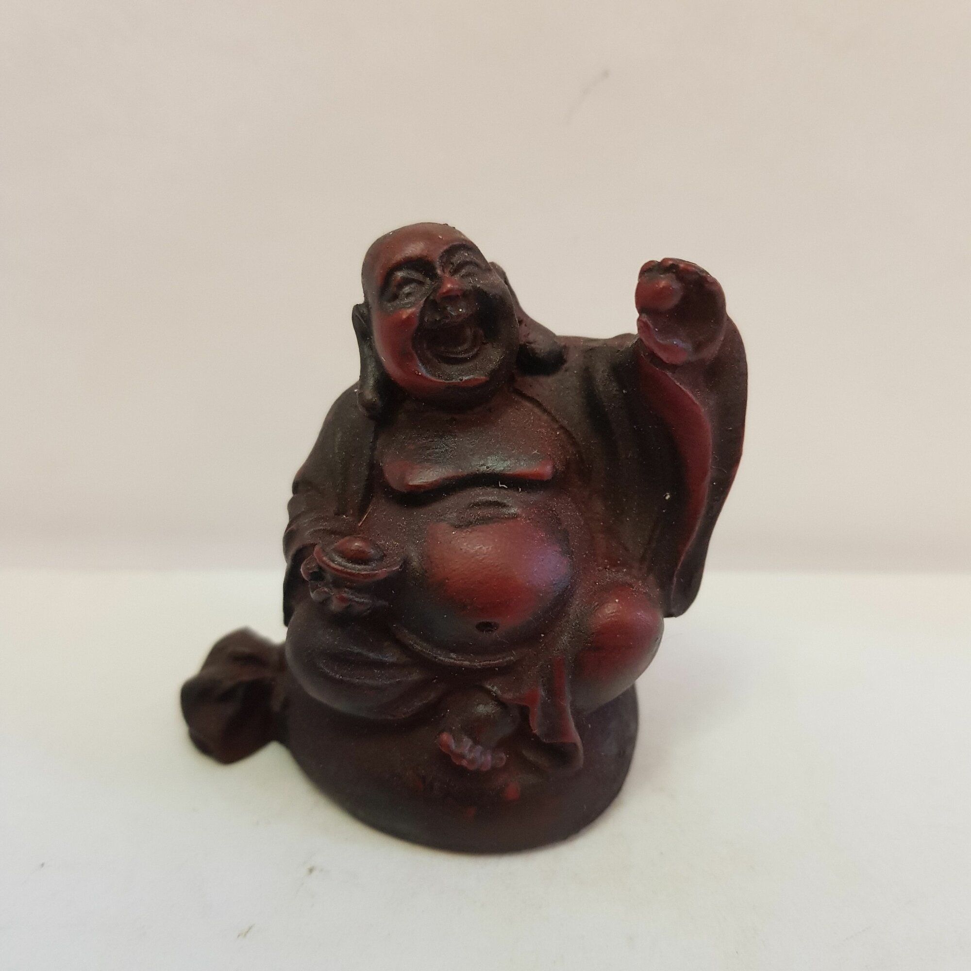 Статуэтка декоративная "Хотей Бог богатства и благополучия" мини 4,5х4х3см, полистоун 1020Е