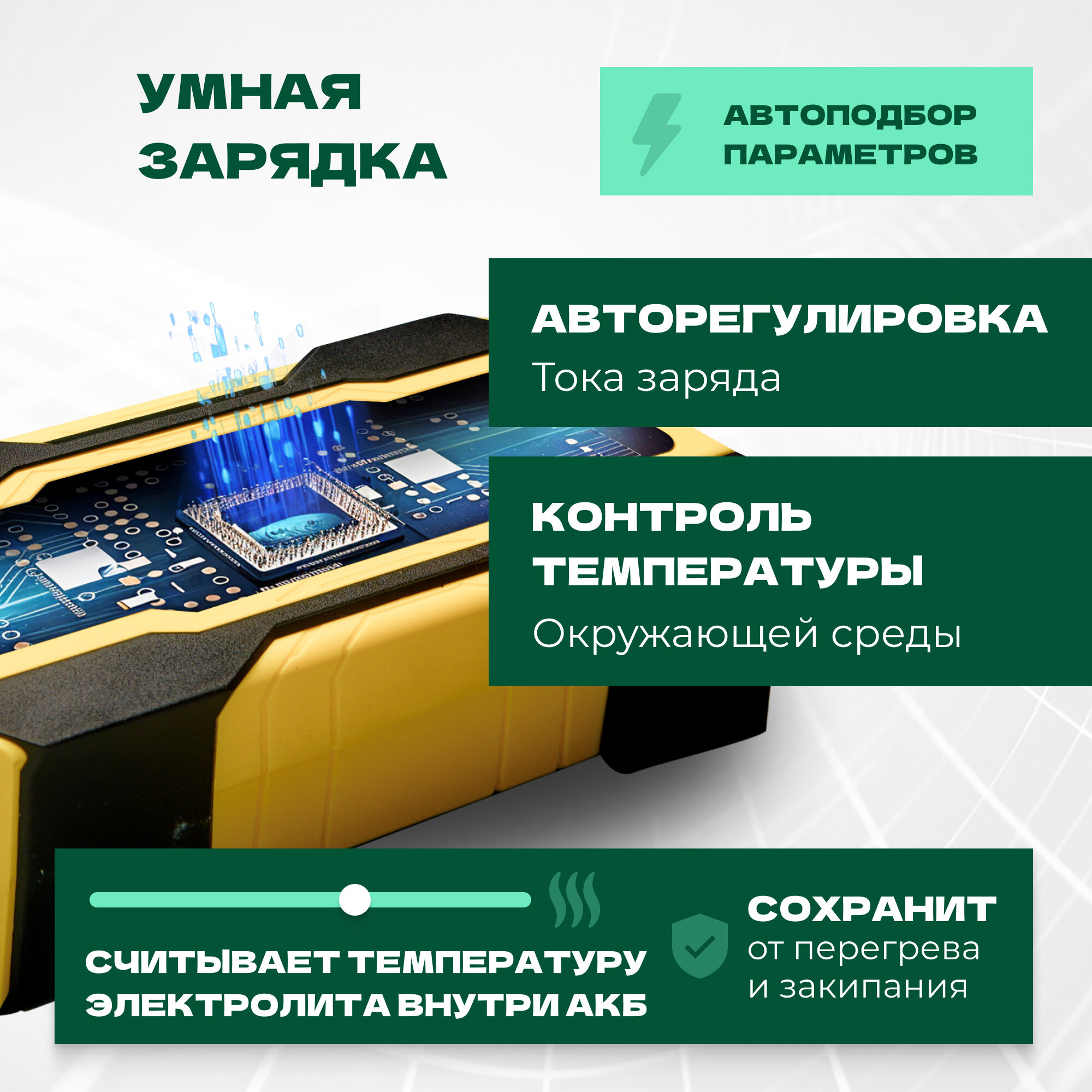 Зарядное устройство для автомобильных аккумуляторов RJ Tianye — фото 1