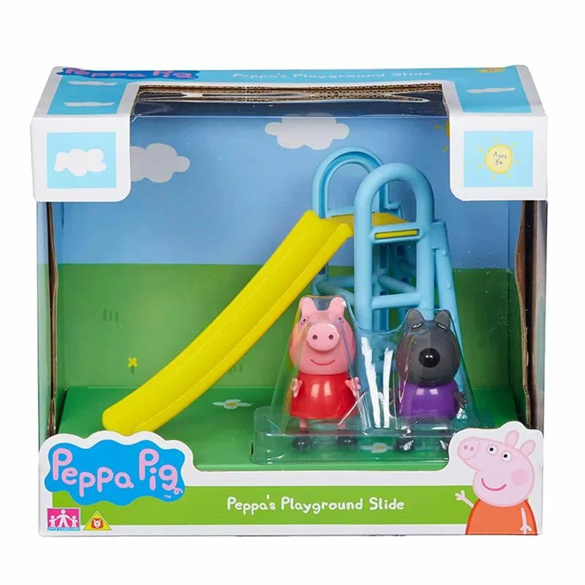 Hasbro Peppa Pig Playground Slide Toy Set / Детская Классическая Игрушка-модель Персонажа Аниме