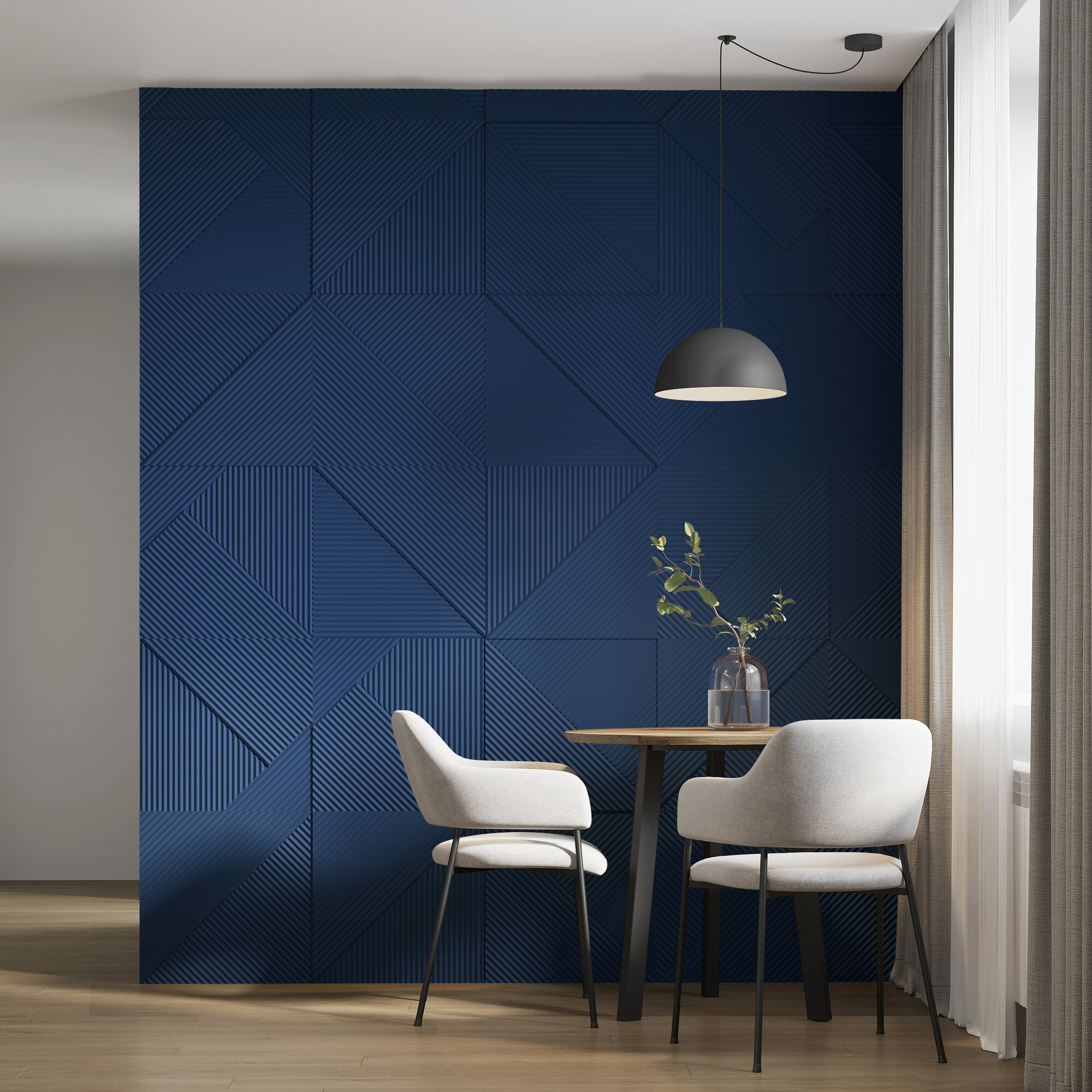 Стеновые панели декоративные интерьерные МДФ для кухни для стен баф панель 3д 4 шт