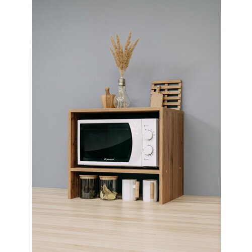 Полка настольная для микроволновки, микроволновой печи, СВЧ на кухню на стол, подставка для принтера 53х48х40 см