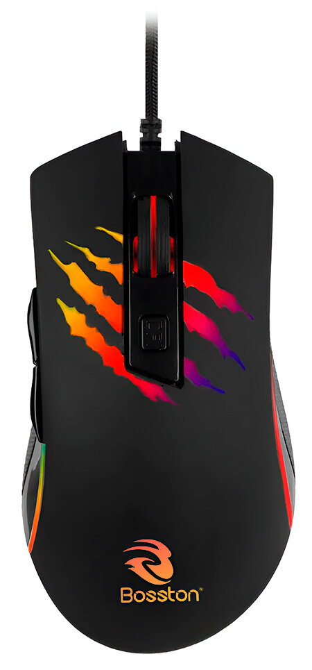 Игровая мышь Bosston Wired Gaming Mouse GM046 Black
