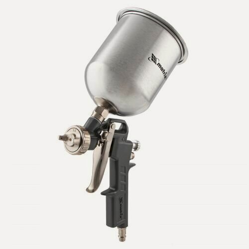 Изображение товара Краскораспылитель пневматический Matrix 57315 с верхним бачком V 1, 0 л, сопло D 1.2, 1.5 и 1.8 мм