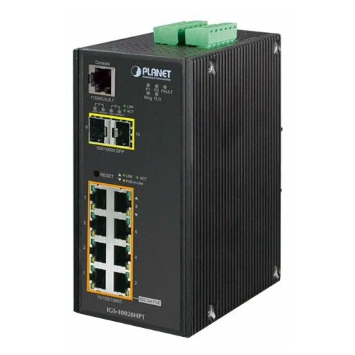 Коммутатор Planet IGS-10020PT, 10 портов, управляемый, настольный
