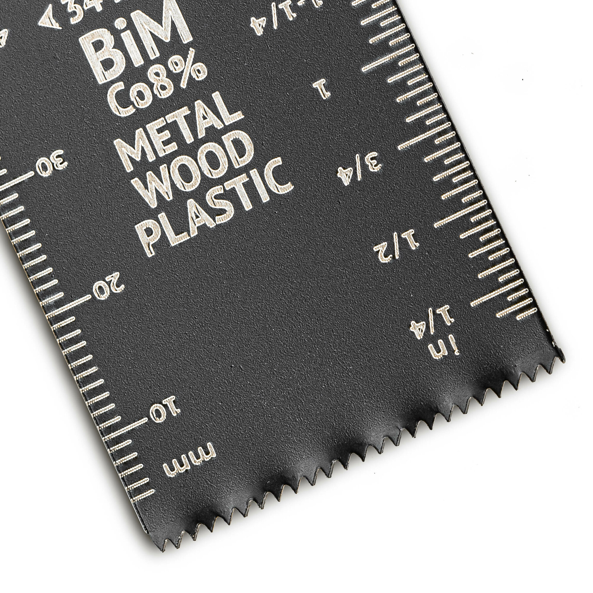 Изображение RUNTEC RT-OCB34x55 Насадка для МФИ (реноватора) RUNTEC BiM пильная прямая 34x55 мм по дереву, пластику и металлу