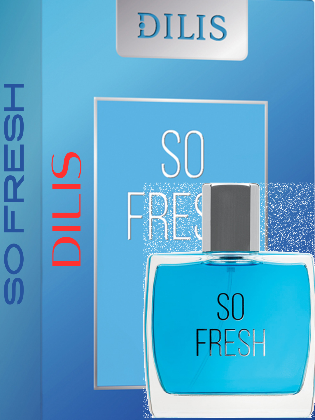 Туалетная вода Dilis Parfum Fresh, для мужчин, древесные фужерные ноты, 100 мл — фото 1