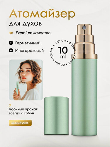 Изображение товара Атомайзер для духов/флакон для парфюма 10 мл с клапаном мятный