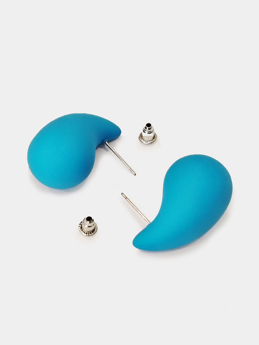 Комплект серег, голубой — фото 1