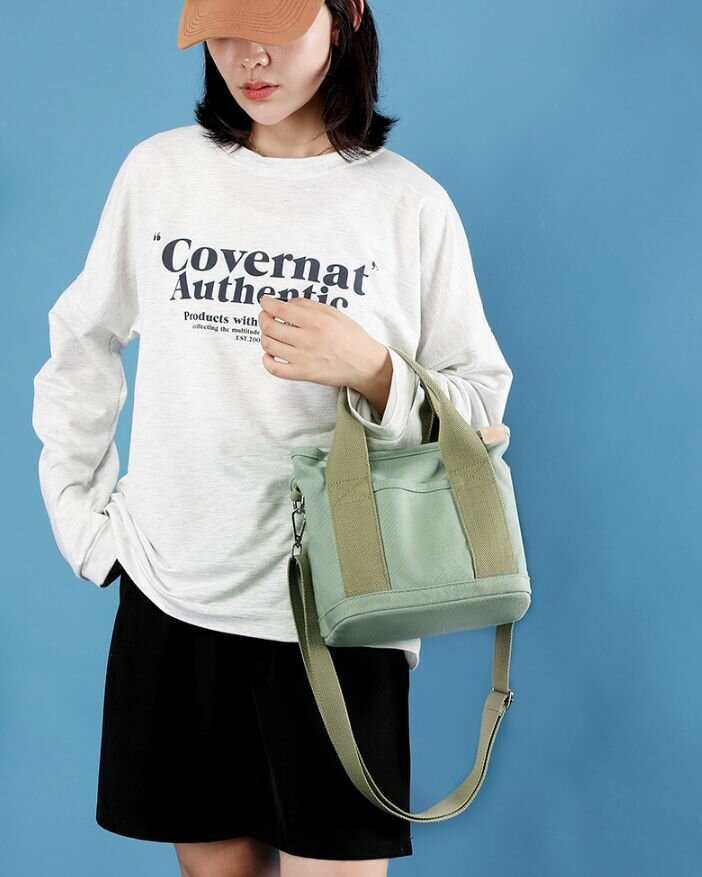 Сумка , фактура зернистая, зеленый — фото 1