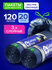 Мешки для мусора Lomberta 120 л, 20 шт, 3-х слойные с завязками, ...