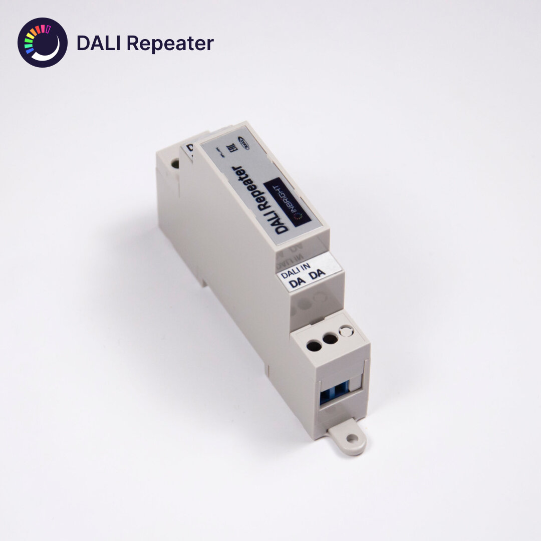 Повторитель для шины Dali, DALI Repeater, 1 канал, корпус 1 юнит на DIN-рейку