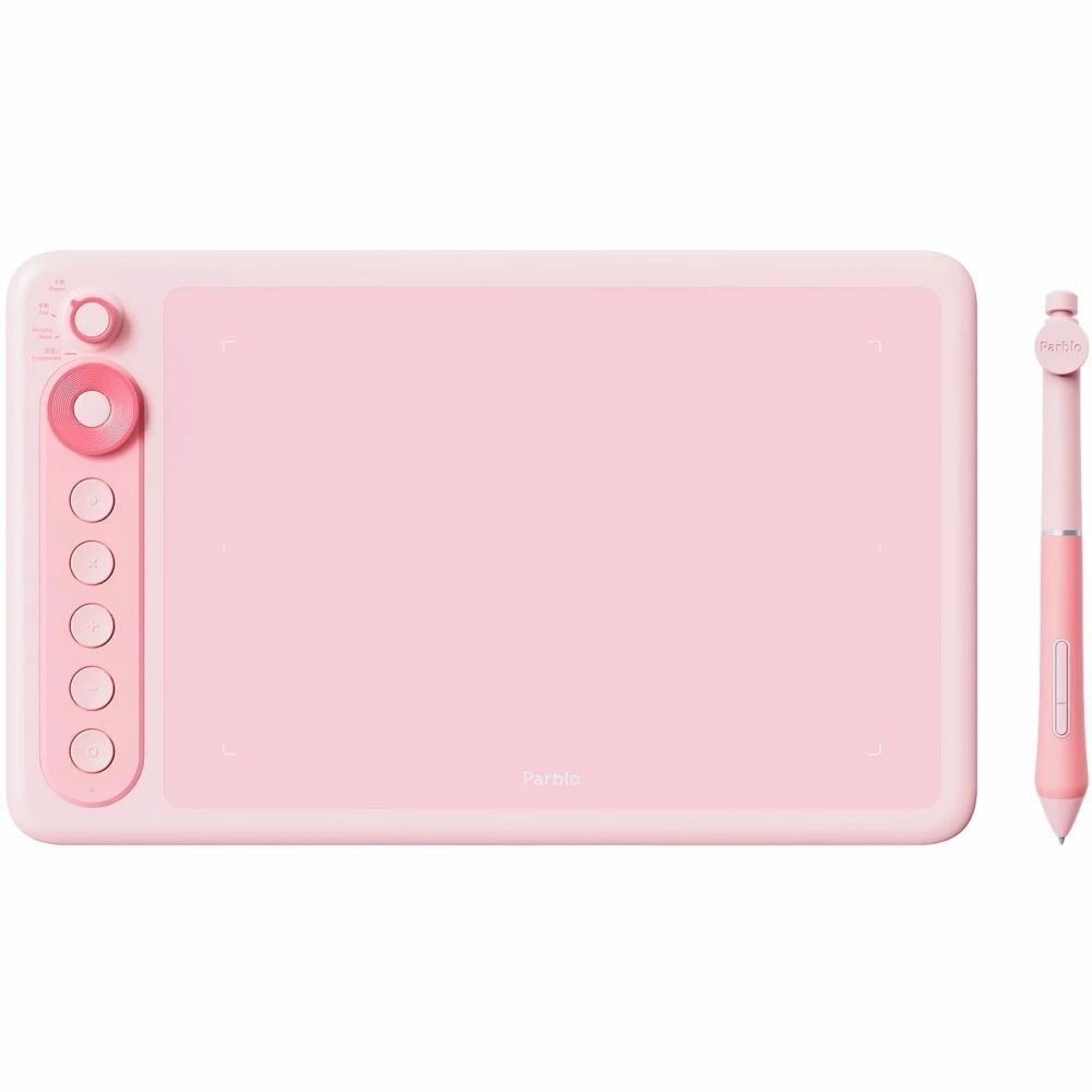 Графический планшет Parblo Intangbo X7 Pink